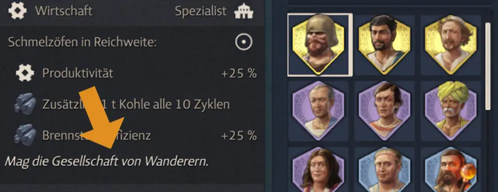 Boni freischalten für legendäre Spezialisten in Anno 117