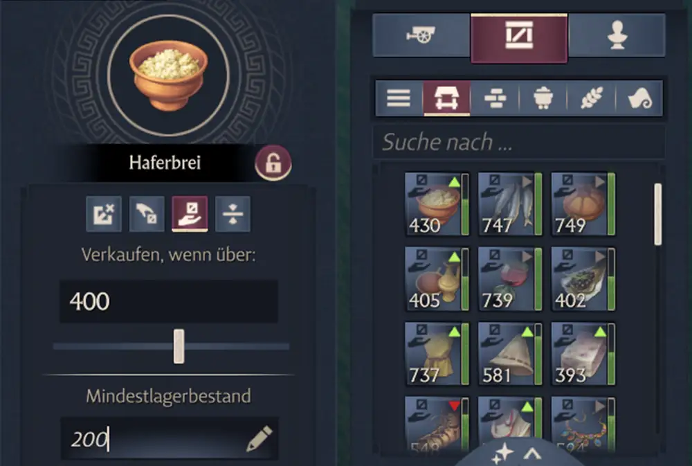 Waren Verkauf – Anno 117 Tipps