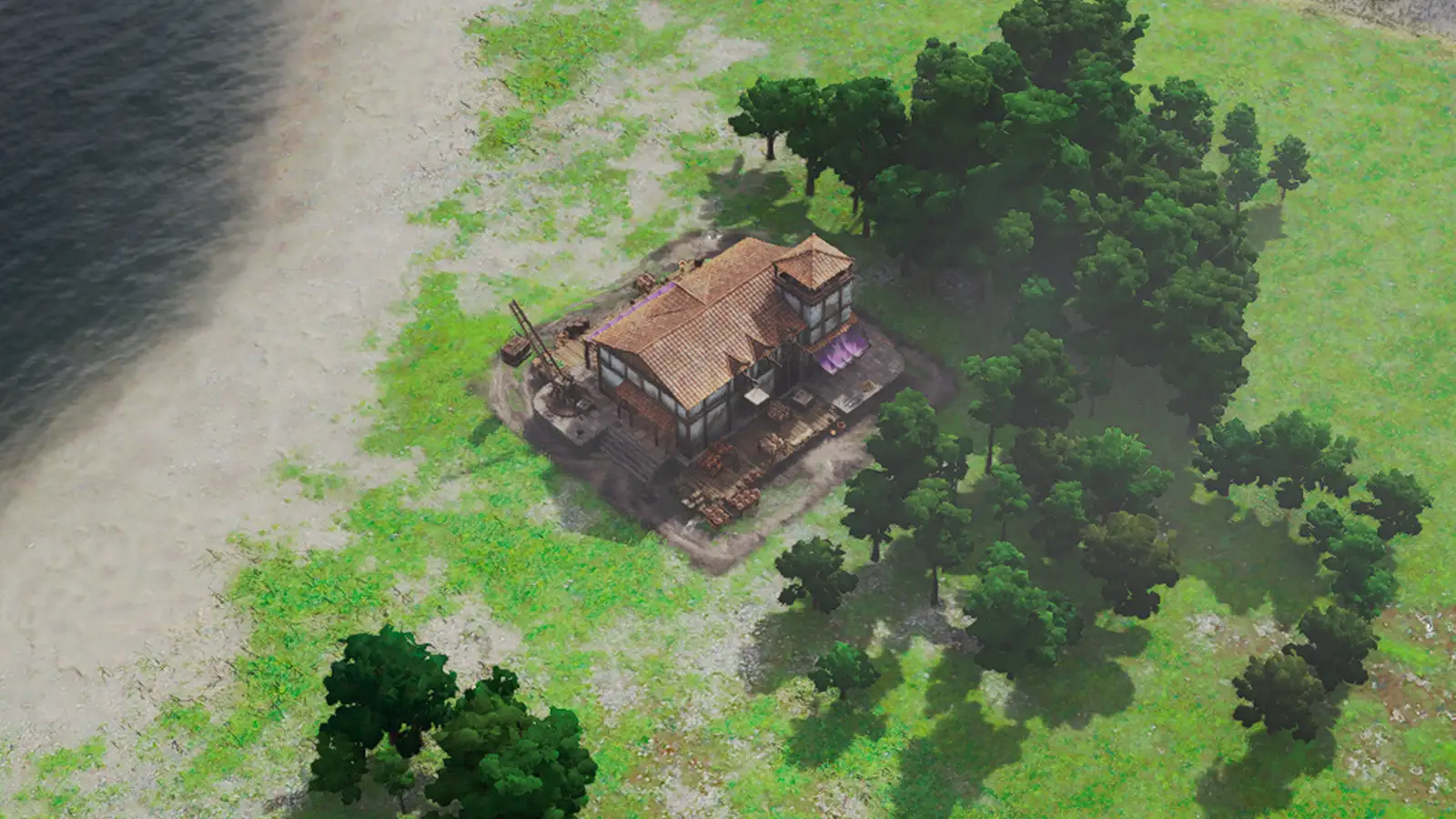 Verbessertes Lagerhaus Albion